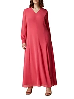 Cambio Crepe Georgette Maxi Dress