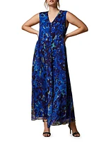 Plus Size Carpazi Long Silk Georgette Dress