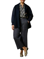 Plus Acciuga Denim-Look Trousers