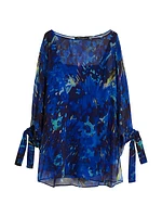 Plus Uvina Printed Georgette Blouse