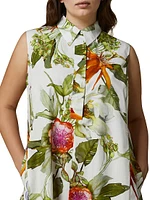 Plus Vadier Cotton Printed Dress