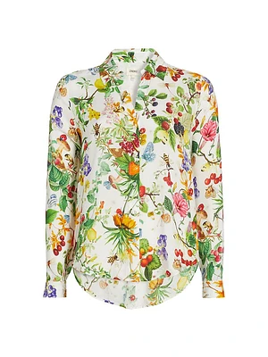 Holly Floral Satin Shirt