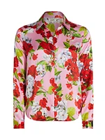 Tyler Floral Silk Blouse