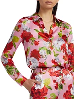 Tyler Floral Silk Blouse