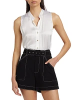 Hendrix Silk Sleeveless Top