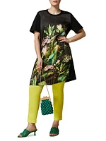 Ezio Floral Short-Sleeve Minidress