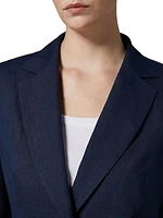 Catwalk Yarn-Dyed Linen Blazer