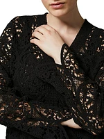 Ardea Embroidered Lace Cardigan