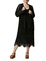 Ardea Embroidered Lace Cardigan