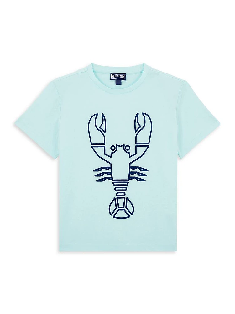 Little Boy's & Lobster Crewneck T-Shirt