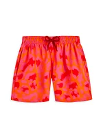 Little Boy's & Leopard Swim Trunks