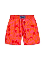 Little Boy's & Leopard Swim Trunks