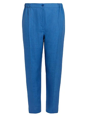 Plus Size Respiro Linen Tapered Pants