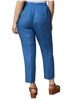 Plus Size Respiro Linen Tapered Pants