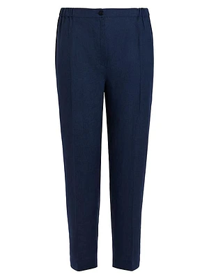 Plus Size Respiro Linen Tapered Pants