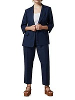 Plus Size Respiro Linen Tapered Pants