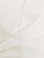 Relaxed Silk Wrap Shirt