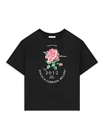 Little Girl's & Rose Graphic T-Shirt