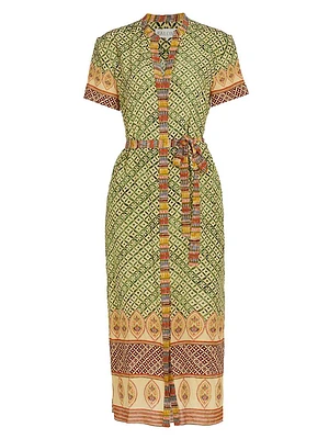 Vicki Silk Midi-Dress