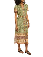 Vicki Silk Midi-Dress