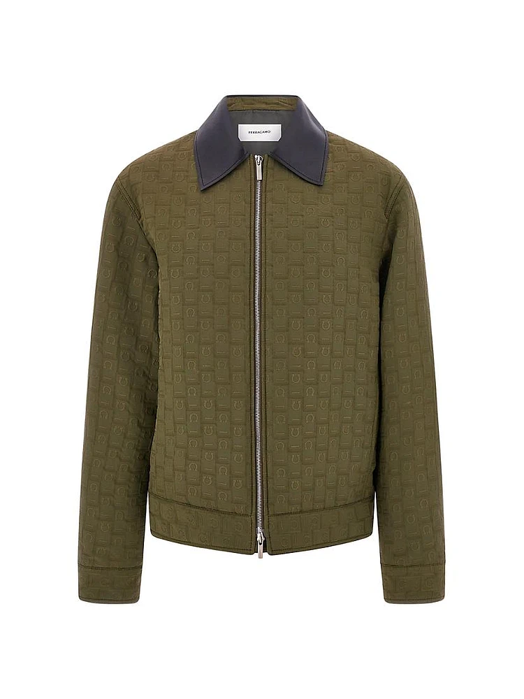 Gancini Quilted Work Jacket