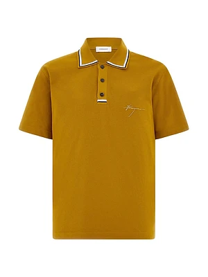 Tipped Cotton Polo Shirt