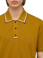 Tipped Cotton Polo Shirt