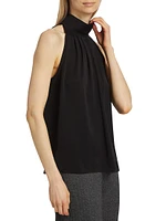 Memore Silk Sleeveless Blouse