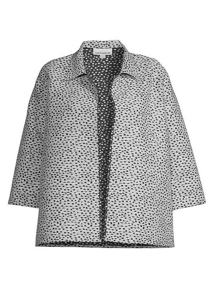 Dotted Jacquard Easy Jacket