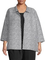 Dotted Jacquard Easy Jacket