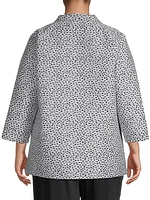 Dotted Jacquard Easy Jacket