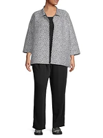 Dotted Jacquard Easy Jacket