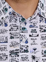 License To Chill Graphic Polo Shirt