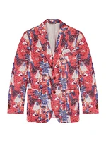 Eagan Floral Cotton-Blend Two-Button Sport Coat