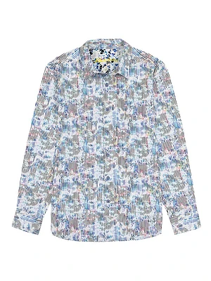 Delray Knit Button-Up Shirt