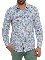 Delray Knit Button-Up Shirt