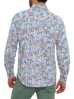 Delray Knit Button-Up Shirt