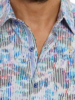 Delray Knit Button-Up Shirt