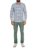 Delray Knit Button-Up Shirt