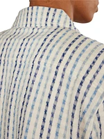 Clerk Stripe Seersucker Shirt