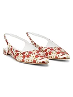 Sawra Floral Slingback Flats