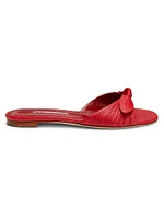 Lollo Knotted Leather Flats