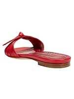 Lollo Knotted Leather Flats