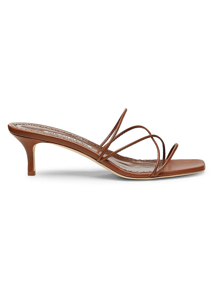 Ninfemu 50MM Leather Sandals