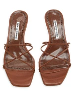 Ninfemu 50MM Leather Sandals