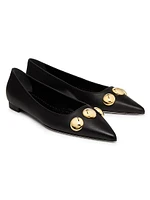 Chappaflat Embellished Leather Flats