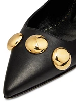 Chappaflat Embellished Leather Flats