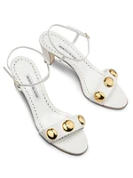 Chaouhenhi 70MM Embellished Leather Sandals