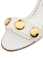 Chaouhenhi 70MM Embellished Leather Sandals