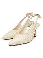 Pelagalo 70MM Leather Pumps